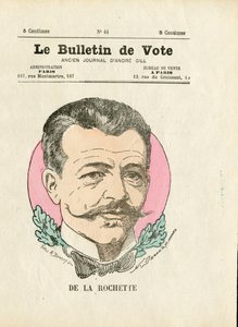 Ballot 2. Serie, Satirisch in Farben: De la Rochette - Illustration von Henri Demare von Henri Demare
