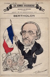 Karikatur von Christophe Bertholon (1808-1885) aus 