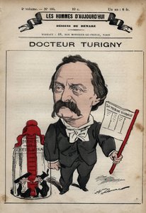 Karikatur von Jean Prosper Turigny 1822-1905 aus 