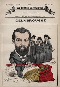 Karikatur von Lucien Delabrousse aus 
