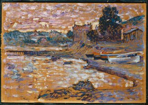 Gestrandete Boote in Lavandou, 1908-09