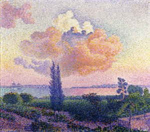 Rosa Wolken von Henri Edmond Cross