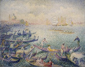 Regatta in Venedig von Henri-Edmond Cross