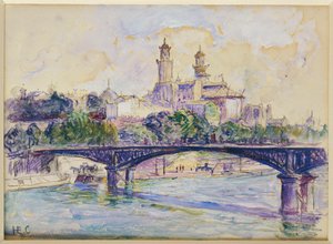 Die Seine vor dem Trocadero von Henri Edmond Cross