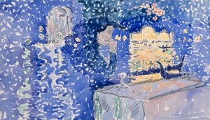 Venedig: Nacht des Festes des Erlösers, 1903 von Henri Edmond Cross