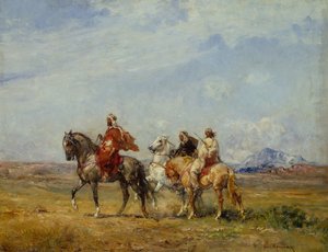 Eine arabische Jagdgesellschaft von Henri Emilien Rousseau