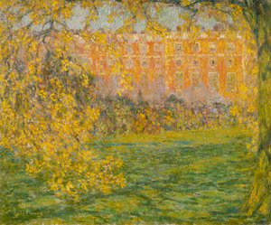 Herbst, Hampton Court von Henri Eugene Augustin Le Sidaner
