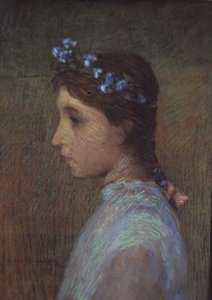 Porträt von Marguerite Le Sidaner von Henri Eugene Augustin Le Sidaner