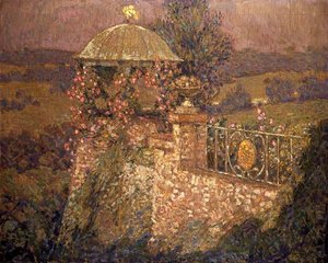 Der Eckpavillon von Henri Eugene Augustin Le Sidaner