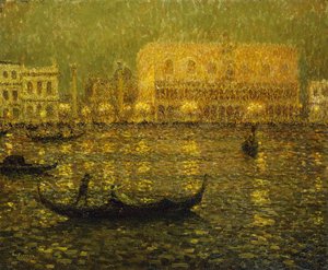 Der Herzogspalast von Henri Eugene Augustin Le Sidaner