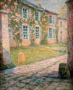 Das Haus mit Rosen, Versailles von Henri Eugene Augustin Le Sidaner