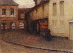 Der kleine Laden, Gerberoy von Henri Eugene Augustin Le Sidaner
