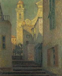 Die Straße zur Kirche, Villefranche-sur-Mer