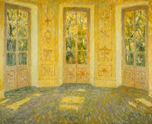 Fenster zum Park von Henri Eugene Augustin Le Sidaner