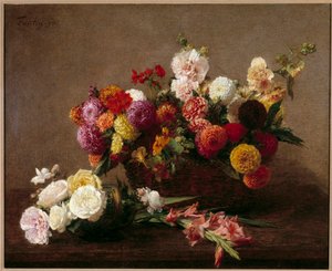 Hier sind Blumen des Hochsommers