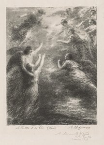 Paradies und die Peri von Henri Fantin Latour