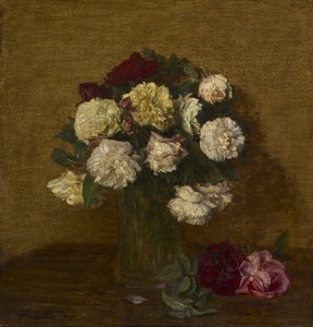 Rosen in einer Vase von Henri Fantin-Latour