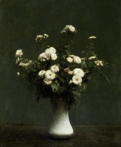 Vase mit Chrysanthemen von Henri Fantin-Latour