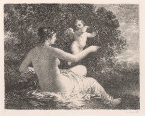 Venus und Amor von Henri Fantin-Latour