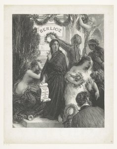Plakat Musik Hector Berlioz von Ignace Henri Jean Fantin Latour