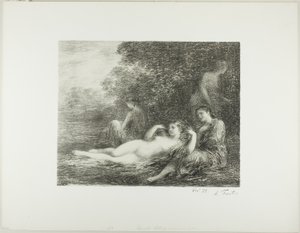 Badende Frauen, vierte große Platte von Ignace Henri Jean Fantin Latour