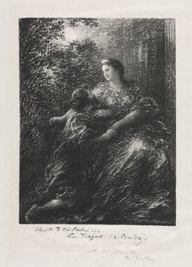 Duett der Trojaner von Ignace Henri Jean Fantin Latour