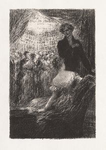 Fantastische Symphonie: Ein Ball von Ignace Henri Jean Fantin Latour