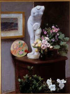 Blumen und Objekte von Ignace Henri Jean Fantin Latour
