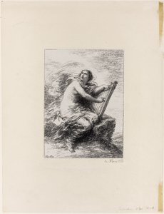 Inspiration, erste Tafel von Ignace Henri Jean Fantin Latour