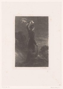 Isolde gibt Tristan das vereinbarte Signal von Ignace Henri Jean Fantin Latour