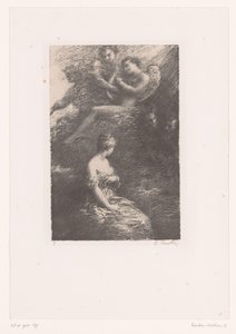 Marguerite erscheint Faust und Mephisto vom Himmel von Ignace Henri Jean Fantin Latour