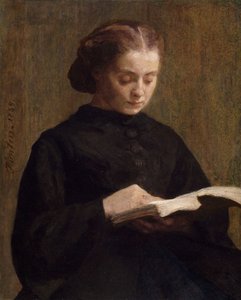 Porträt von Mademoiselle Marie Fantin-Latour, 1859 von Ignace Henri Jean Fantin Latour