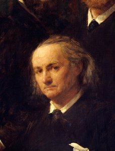 Porträt des Dichters Charles Baudelaire (1821-1867) (Detail) von Ignace Henri Jean Fantin Latour