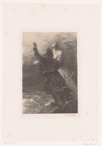 Senta und der Holländer steigen in den Himmel auf von Ignace Henri Jean Fantin Latour