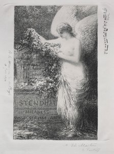 An Stendhal von Ignace Henri Jean Fantin Latour