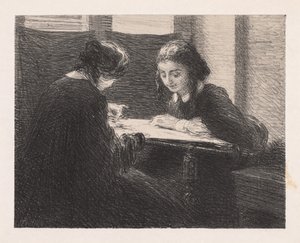 Die Stickerinnen von Ignace Henri Jean Fantin Latour