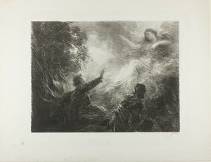 Die Fee der Alpen von Ignace Henri Jean Fantin Latour