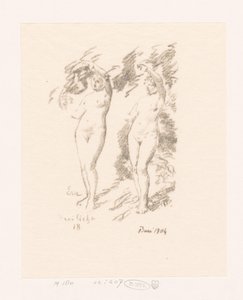 Zwei Studien von Eva von Ignace Henri Jean Fantin Latour