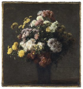 Vase mit Chrysanthemen von Henri Fantin Latour