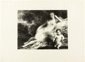 Venus und Amor, zweite Platte von Ignace Henri Jean Fantin Latour