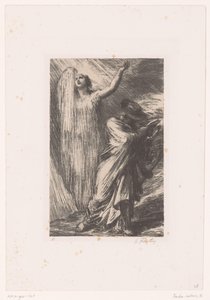 Wotan ruft die Erdgöttin Erda an, Siegfried. Akt III. Evokation von Erda, Leben und Werke von Richard Wagner (Serientitel)