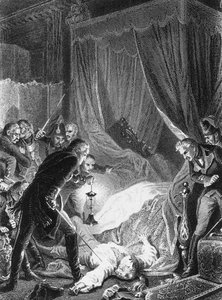Die Ermordung von Zar Paul I. am 12. März 1801, 1874 von Henri Felix Emmanuel Philippoteaux
