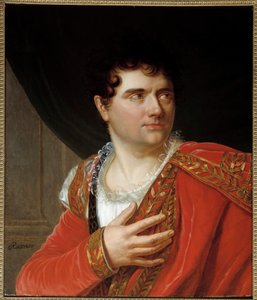 Porträt von Jean Baptiste Sauveur Gavaudan (1772-1840), Sänger in der Rolle des Montano de Berton. Gemälde von Henri François Riesener (1767-1828). Öl auf Leinwand. Paris, Musée Carnavalet von Henri Francois Riesener