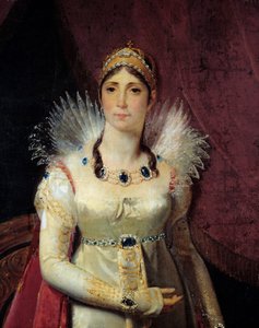 Porträt der Kaiserin Josephine de Beauharnais (1763-1814) (Detail) von Henri Francois Riesener