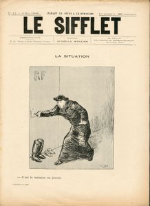 Le Sifflet, Nummer 14, Satirique en N & B von Henri Gabriel Ibels