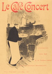 Le café concert: Illustrierte Titelseite