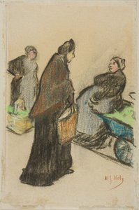 Marktfrauen von Henri Gabriel Ibels