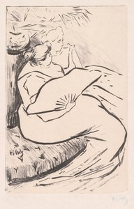 Sitzende Frau, ca. 1895-1900 von Henri Gabriel Ibels