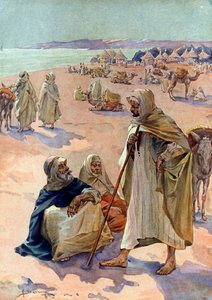 Ansicht eines maurischen Marktes in der Region Podor, Senegal, Anfang des 18. Jahrhunderts