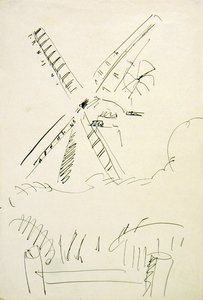 Windmühle von Henri Gaudier Brzeska